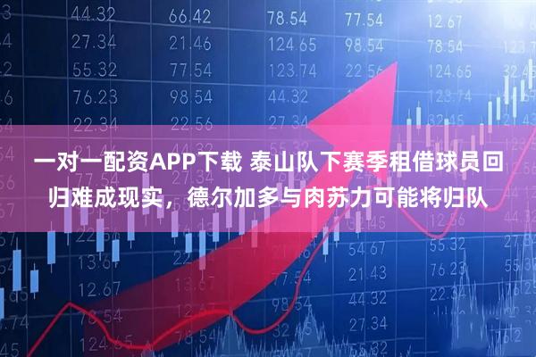 一对一配资APP下载 泰山队下赛季租借球员回归难成现实，德尔加多与肉苏力可能将归队